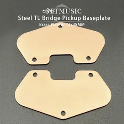 10Pcs/Lot Steel Pickup Baseplate for TL Bridge Pickup 72x38MM Guitar Baseplate Brass Plated Pickup Parts