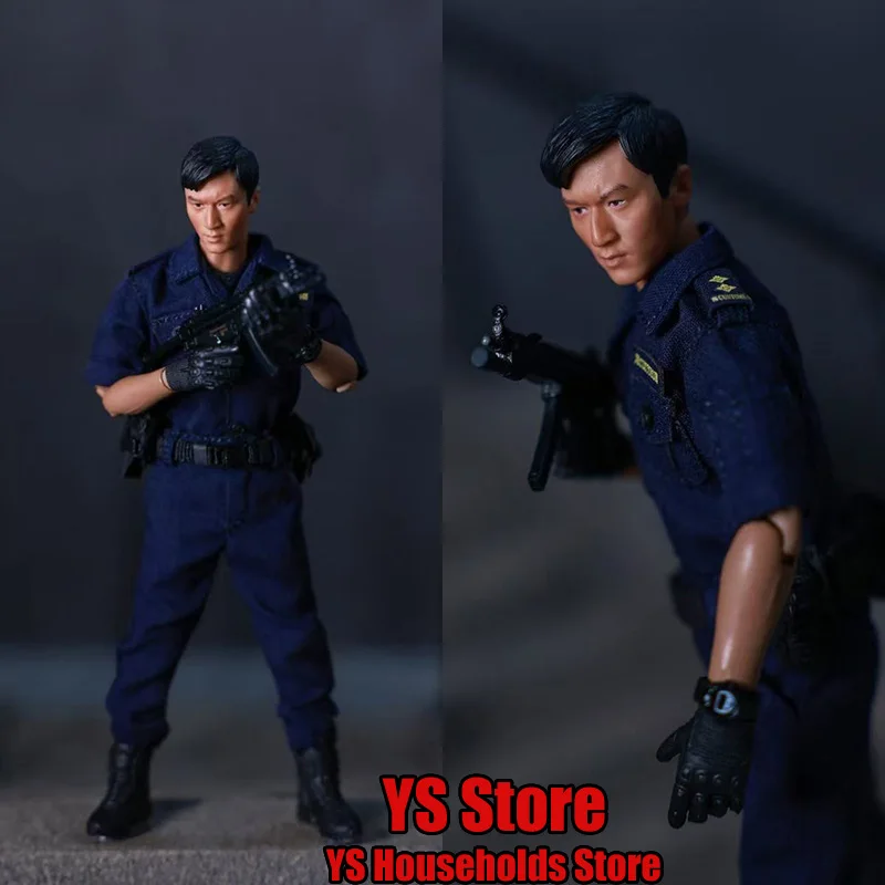 Limitado dos anos 90 escala 1/12 nicholas tse filme de ação policial figura de ação corpo móvel design pano 6 polegada homem soldado modelo brinquedos