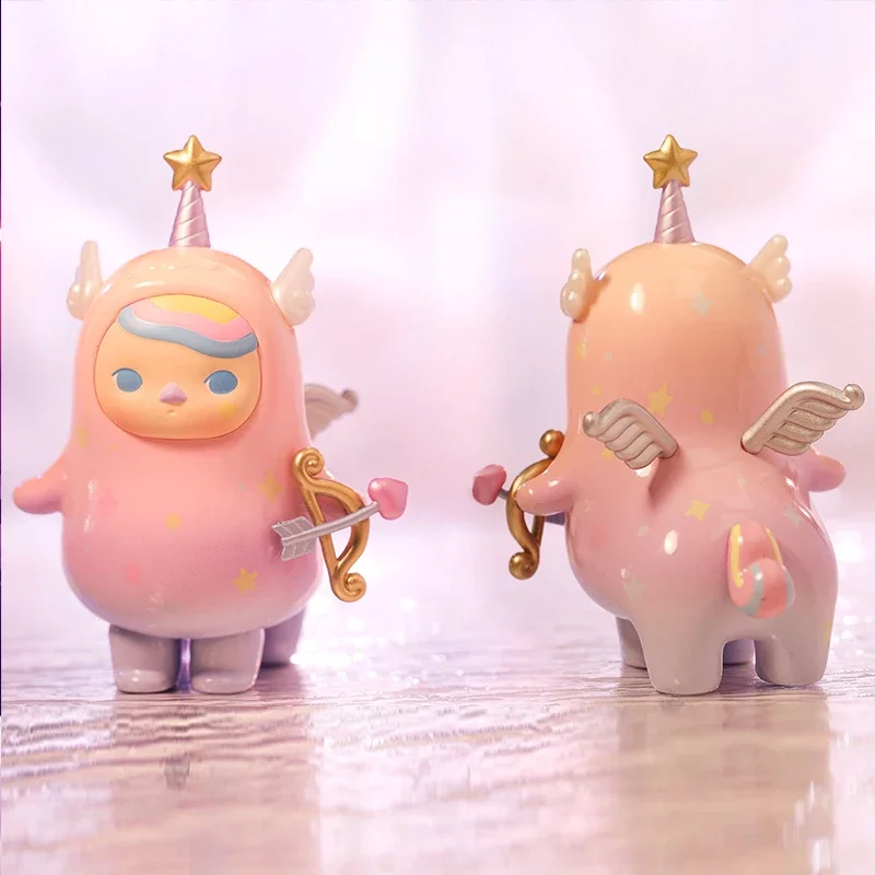 

Pop Mart Pucky Elf Constellation Series слепая коробка игрушки модель подтверждение стиля милая аниме фигурка подарок коробка-сюрприз орнамент