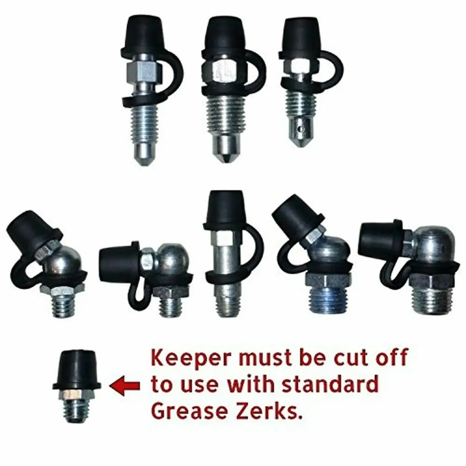 20/40pcs 3cm Brake Caliper Bleeder Screw Cap Grease Zerk Fitting Cap Black Rubber Dust Covers For Car Motor M6/M8/M10 Screw Tool