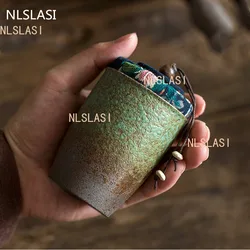 Retro Kiln Change Ceramics Tea Caddy Oolong Tieguanyin Containers Travel Tea Bag Sealed Tea Jar Coffee Powder Spice Canister