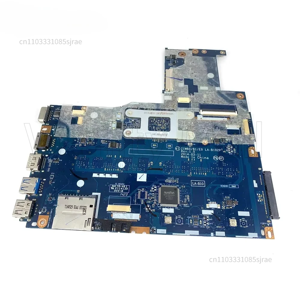 

Материнская плата ноутбука N2840/N2830 CPU ZIWB0/B1/E0 LA-B102P Полностью тестирование работает идеально