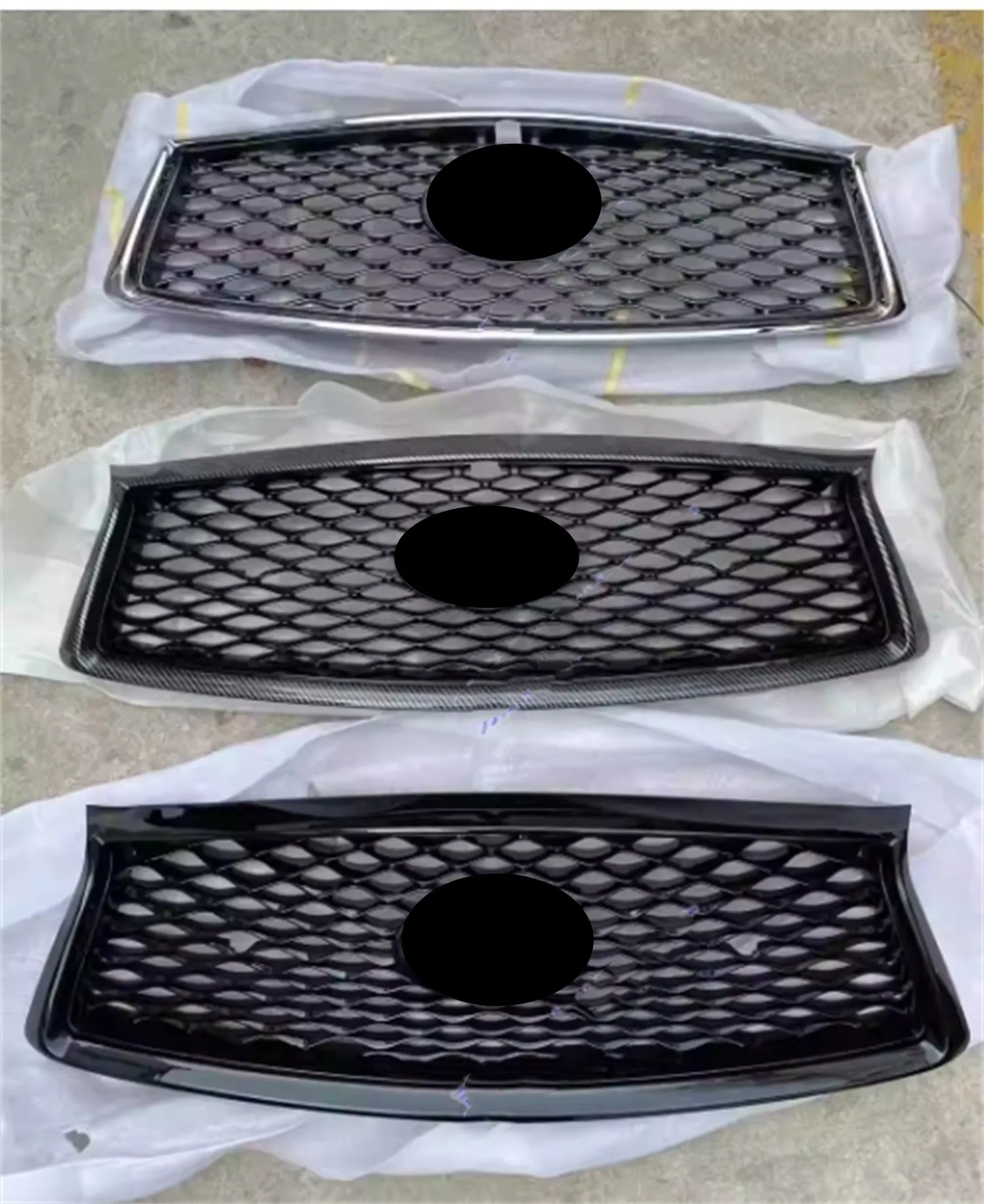 Car Front Bumper Grill Grille Racing Grills for Infiniti Q50l 14-21