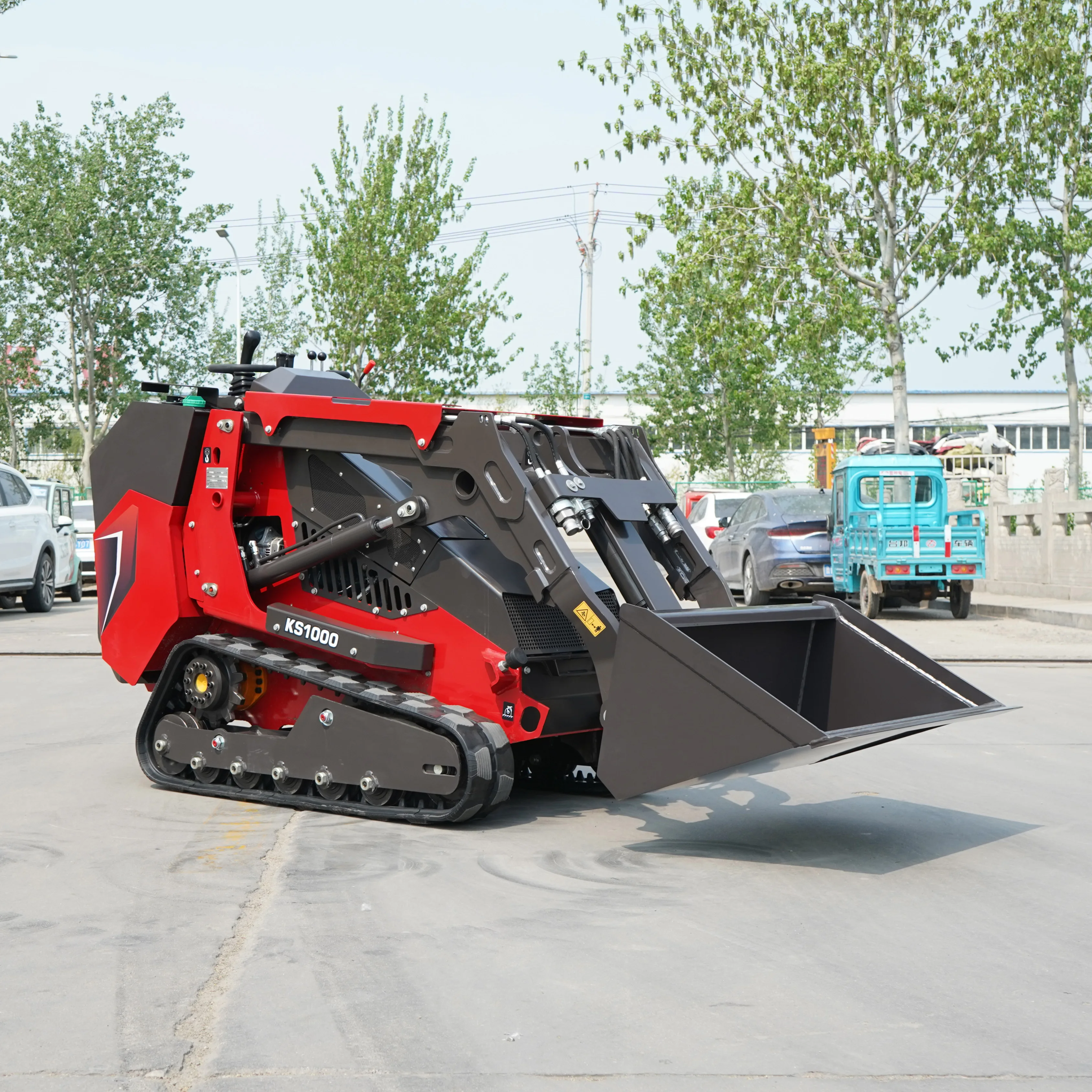 Skid Steer Mulcher Skid Steer Loader Mini Tracked Skid Steer