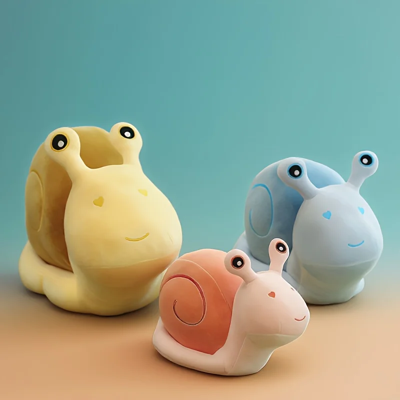 1pcs Multi colored Snail Plush Puppet Plush Toy Snail Doll Sofa Pillow Pillow Pillow Home Decoration Living Room Decoration Bedr