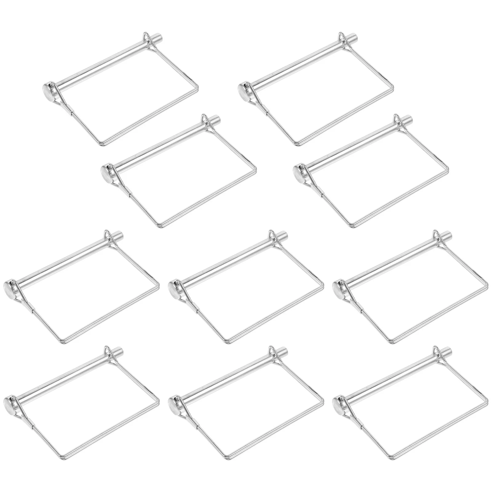 

10Pcs Trailer Hitch Pin Heavy Duty Stainless Steel Locking Coupler Pin for Secure Towing All Trailers and Vehicles