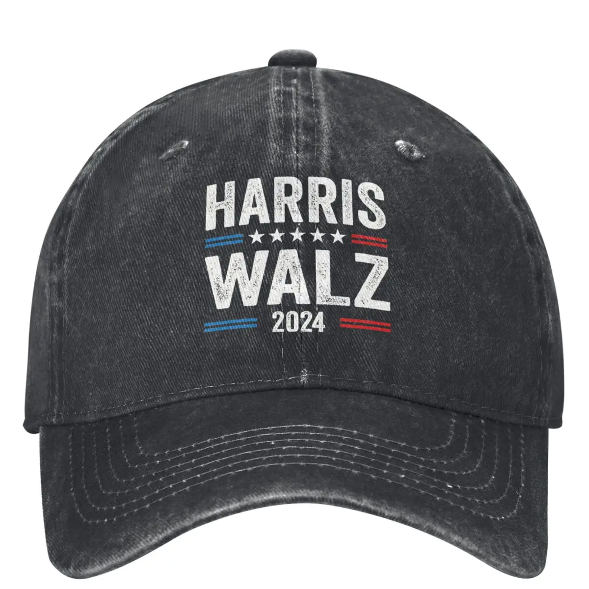 Kamala Harris Tim Walz Waltz Denim Baseball Cap America President Election Trucker Dad Hat Summer Unisex Teens Snapback Cap