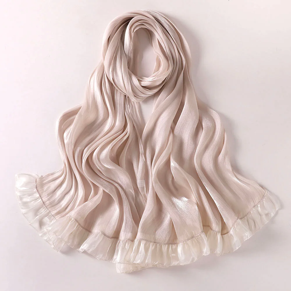 Women Hijab Scarf Premium Chiffon Muslim Hijab Plain Maxi Wrap Musulman Femme Solid Color Shawl Cover Headscarf Turbante Mujer