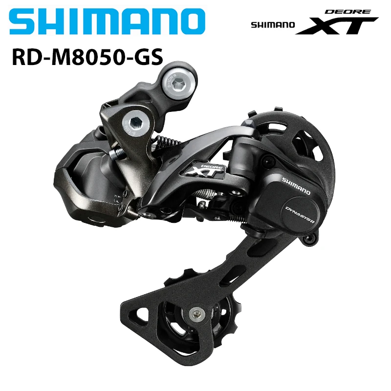パーツ SHIMANO XT DI2 RD-M8050-GS + SW-M8050 SHIMANO DEORE XT RD-M8050-GS Deragliatore DI2 posteriore con