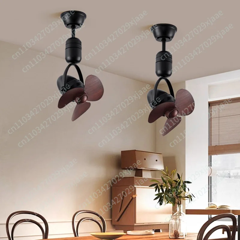 Large Air Volume Ceiling Fan Shaking Head Industrial Small Ceiling Fan Strip Wall-mounted Dual-purpose Without Lamp