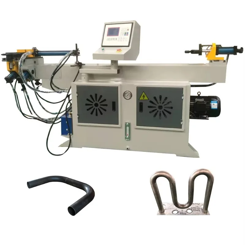 DW75NC Bending Metal Pipes Hydraulic Pipe Bender for Chair Spiral Aluminium Tube Bending Machine