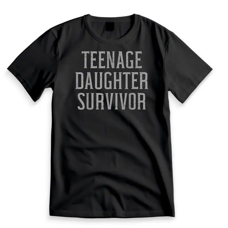 

Teenage Daughter Survivor Funny , Unisex Heavy Cotton T-shirt