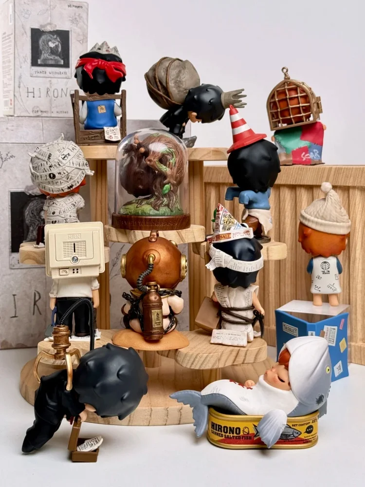 Original POPMART Hirono Greenhouse Miscanthus Serie Blind Box Sammlerfigur Niedliche Schreibtischdekoration Geburtstagsgeschenk für Freunde Spielzeug – Detail 2