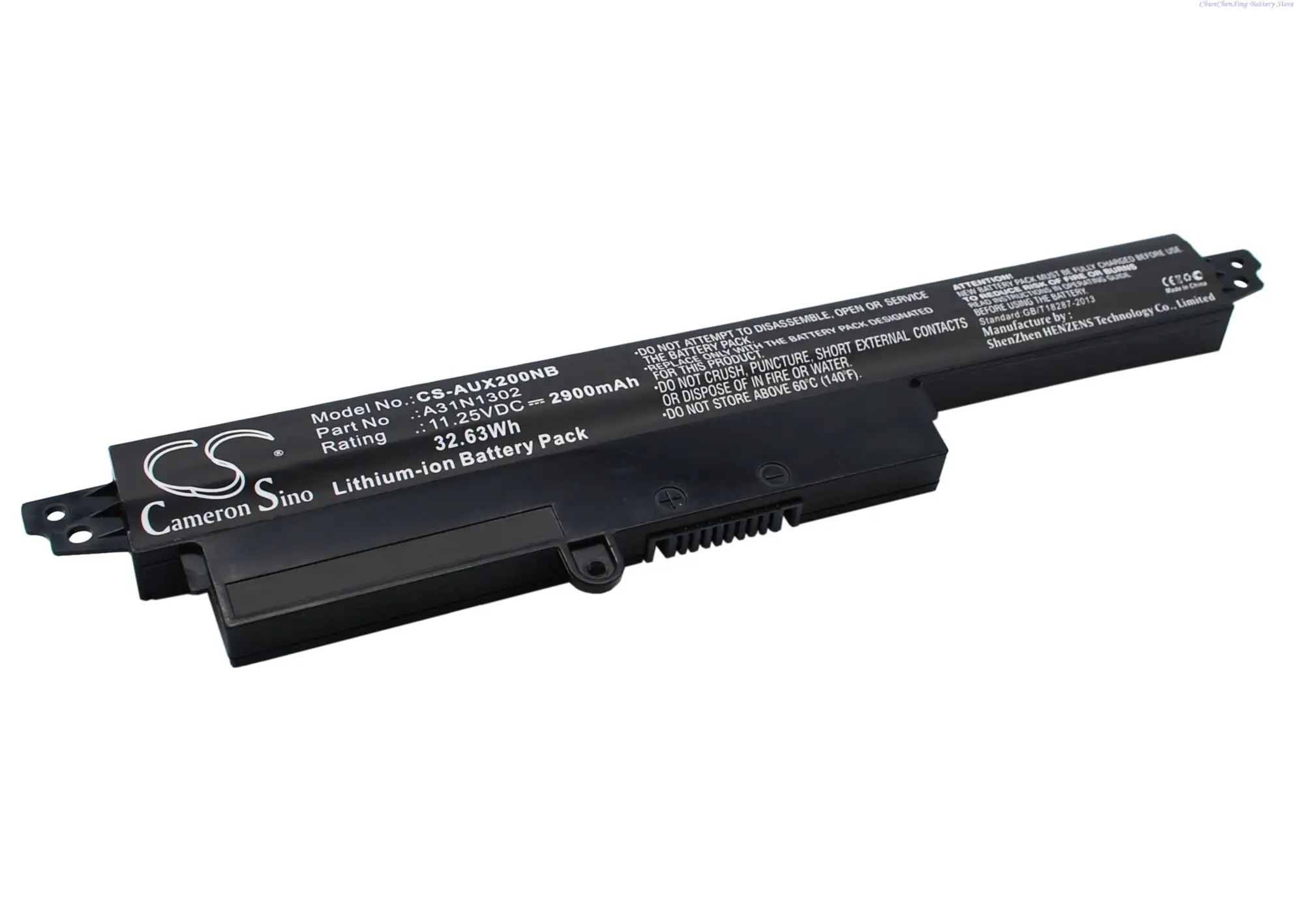 100% nueva batería para portátil 11,25 V 2900mAh A31N1302,A31LMH2,A31LM9H para Asus VivoBook X200CA,FX200CA,F200M,F200MA,R202CA,X200MA
