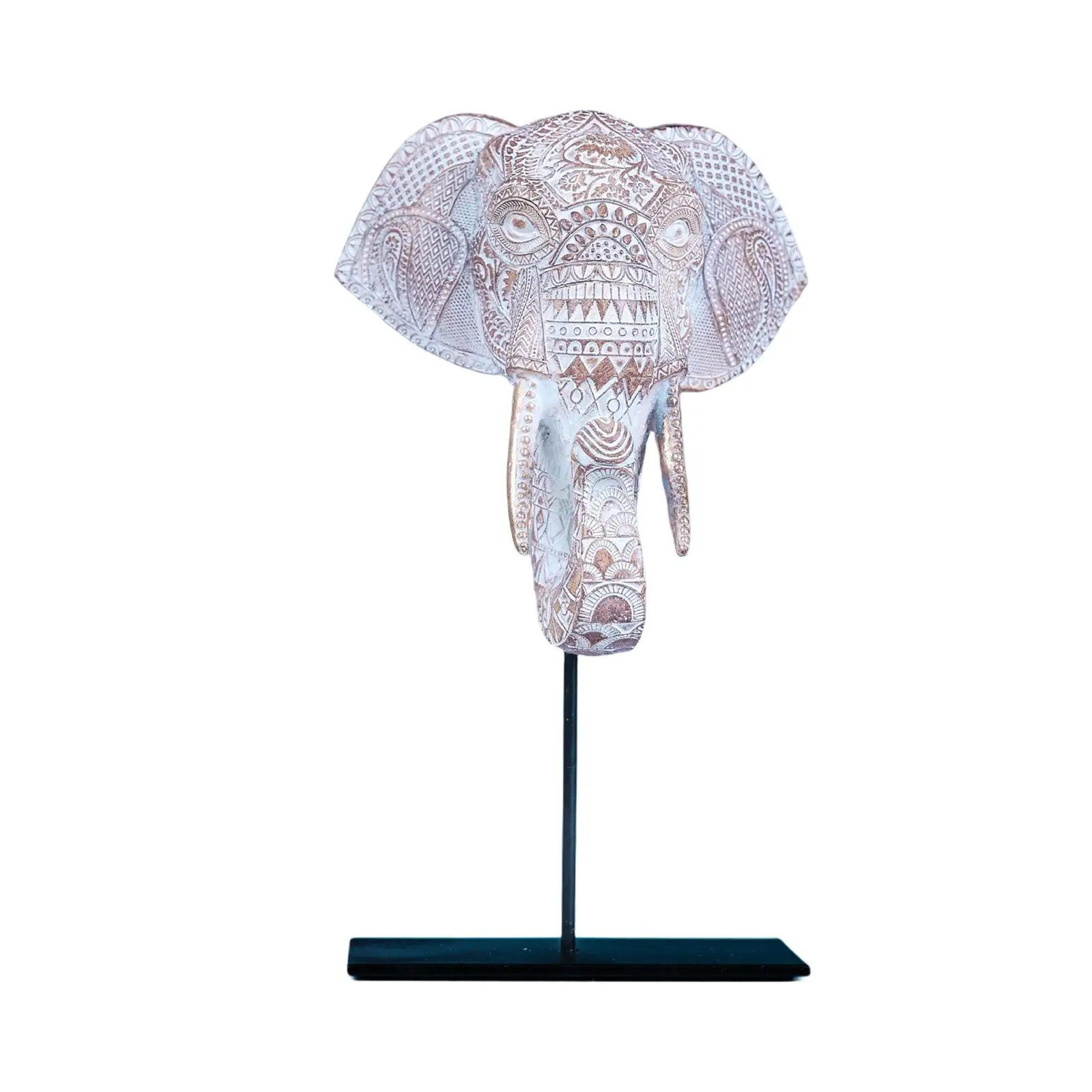 

Elephant Statue Creative Funny Animal Sculpture for Shelf Farmhouse Walkway