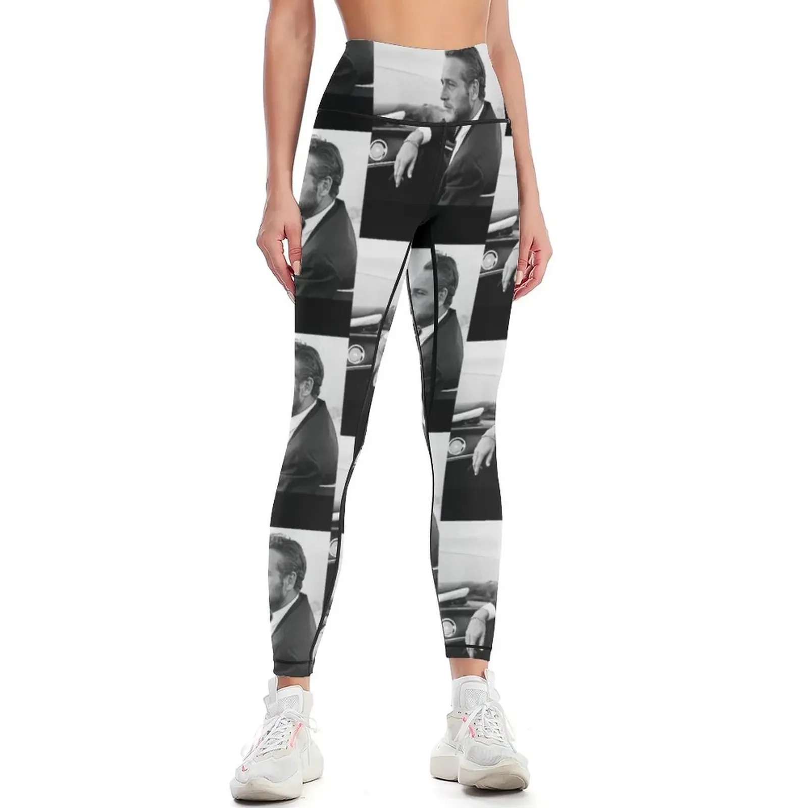 

Paul Newman Poster Leggings Women's high waist Tight fitting woman Training pants Sports pants for Womens Leggings