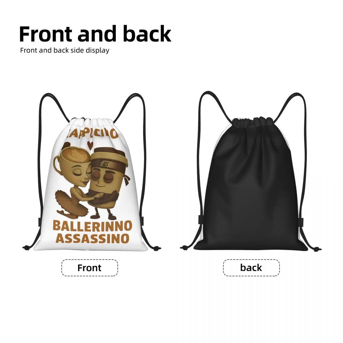 حقيبة ظهر كابتشينو راقصة الباليه اساسينو برباط حقيبة رياضية للصالة الرياضية حقائب برينروت الإيطالية للتمرين