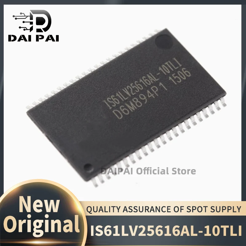 (10piece)100% New original IS61LV25616AL-10TLI IS61LV25616AL TSOP-44 Chipset