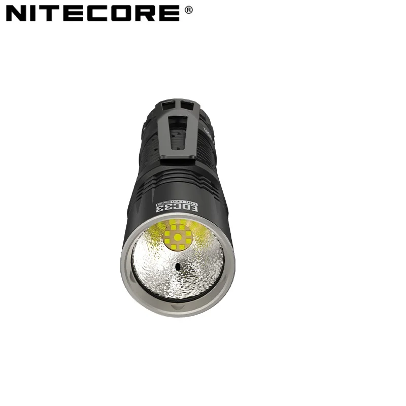 Imagem -02 - Lanterna Led Uhi Usb-c Recarregável Tático Edc 4000mah Integrada Bateria Li-ion 18650 4000 Lumens Nitecore-edc33