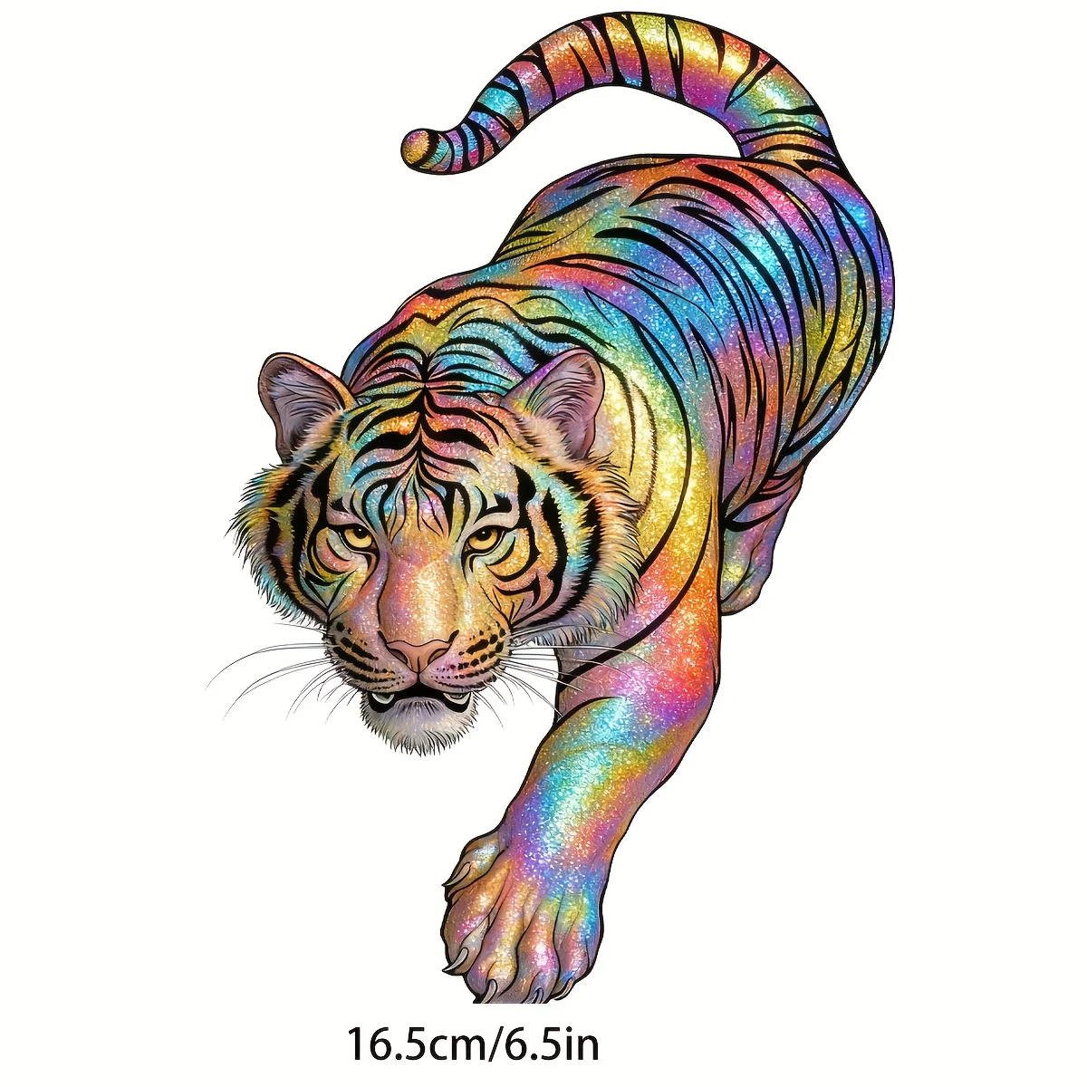 1pc Tiger Vinyl Sticker Self Adhesive Animal Decal for Car Motorcycle Laptop Smooth Surfaces