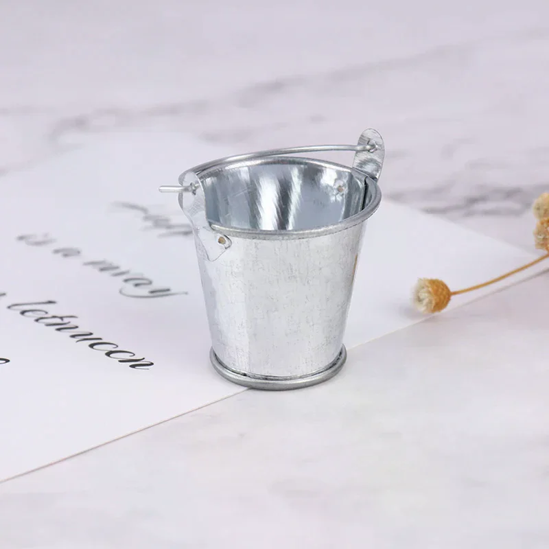 1 قطعة 1:6 1:12 دمية مصغرة محاكاة دلو الماء نموذج اكسسوارات المطبخ ل بيت الدمية ديكور الاطفال اللعب اللعب هدية #4