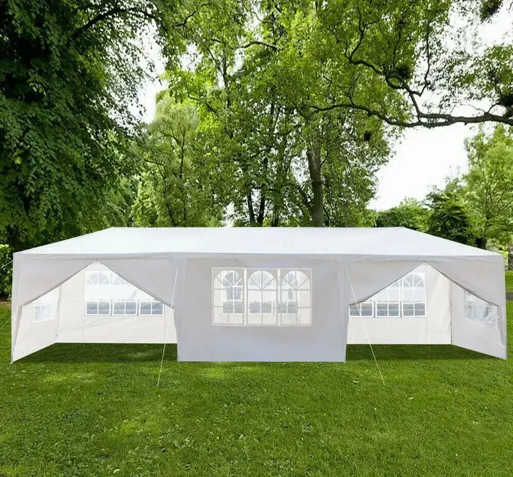 Outdoor Gazebo Canopy Tent Wedding Party Tent Patio /w Removable Walls, Waterproof Easy Up Canopy Tent for Events Backyard