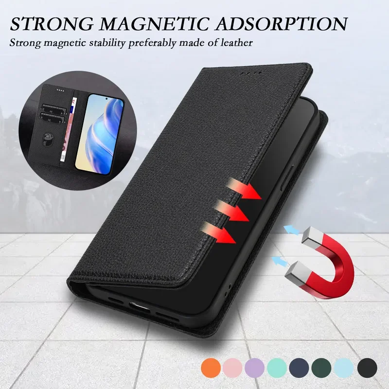 ل OnePlus 15 5G حافظة جلدية الملمس محفظة Funda One Plus 15 13 13R 13S 13T 12 12R 11 R 10T 10R 10 Pro غطاء مغناطيسي #3