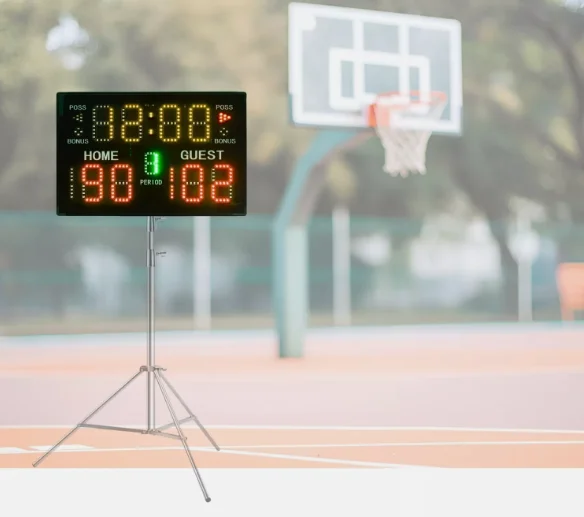 

Indoor/Outdoor 10mm Pixel Pitch LED Electronic Scoreboard Video Wall Advertising for Basketball Stadium Sports Court Equipment