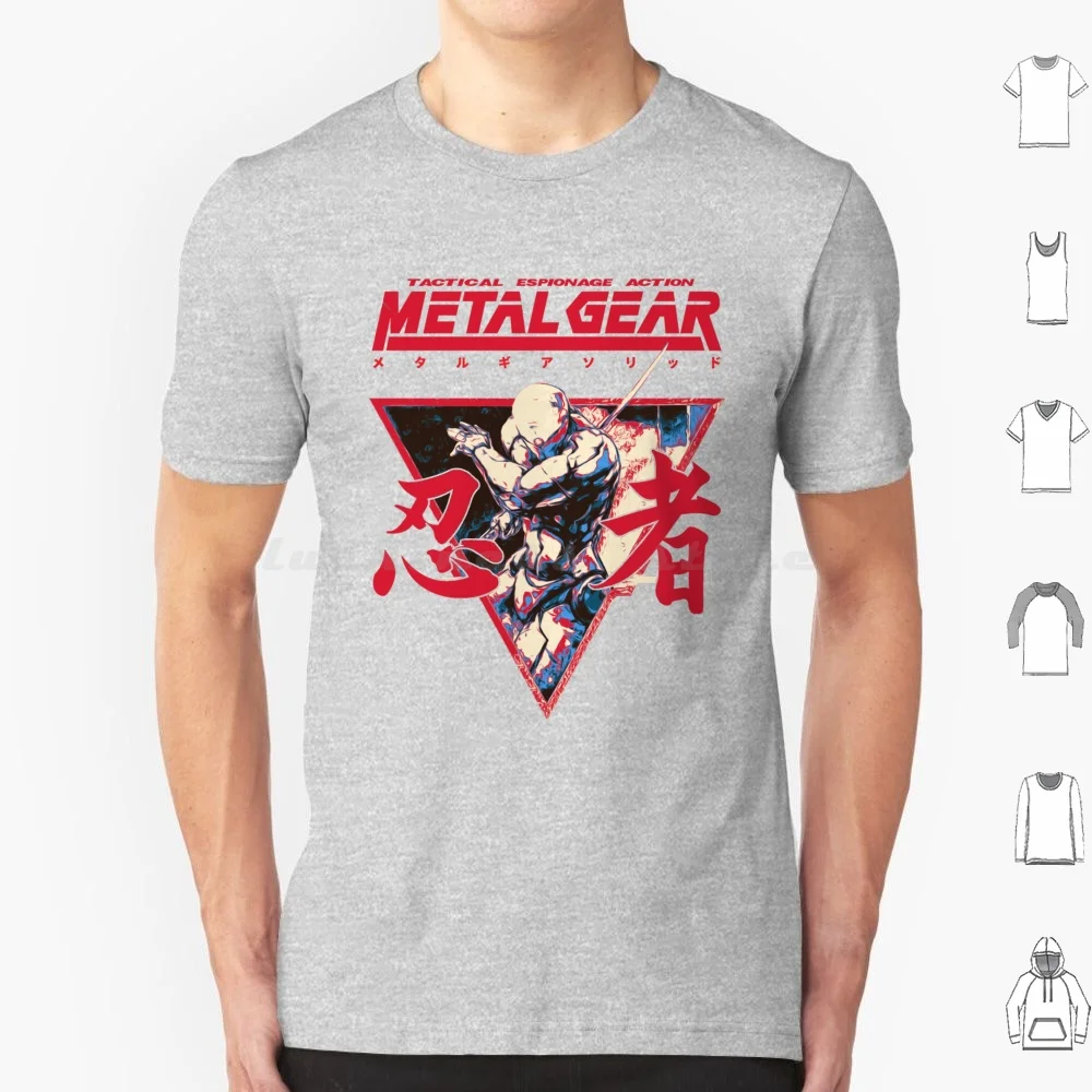 Gray Fox Option C T Shirt 6xl Cotton Cool Tee Metal Gear Metal Gear Solid Cyborg Cyborg Mgs Gray Fox Raiden Metal Gear Solid
