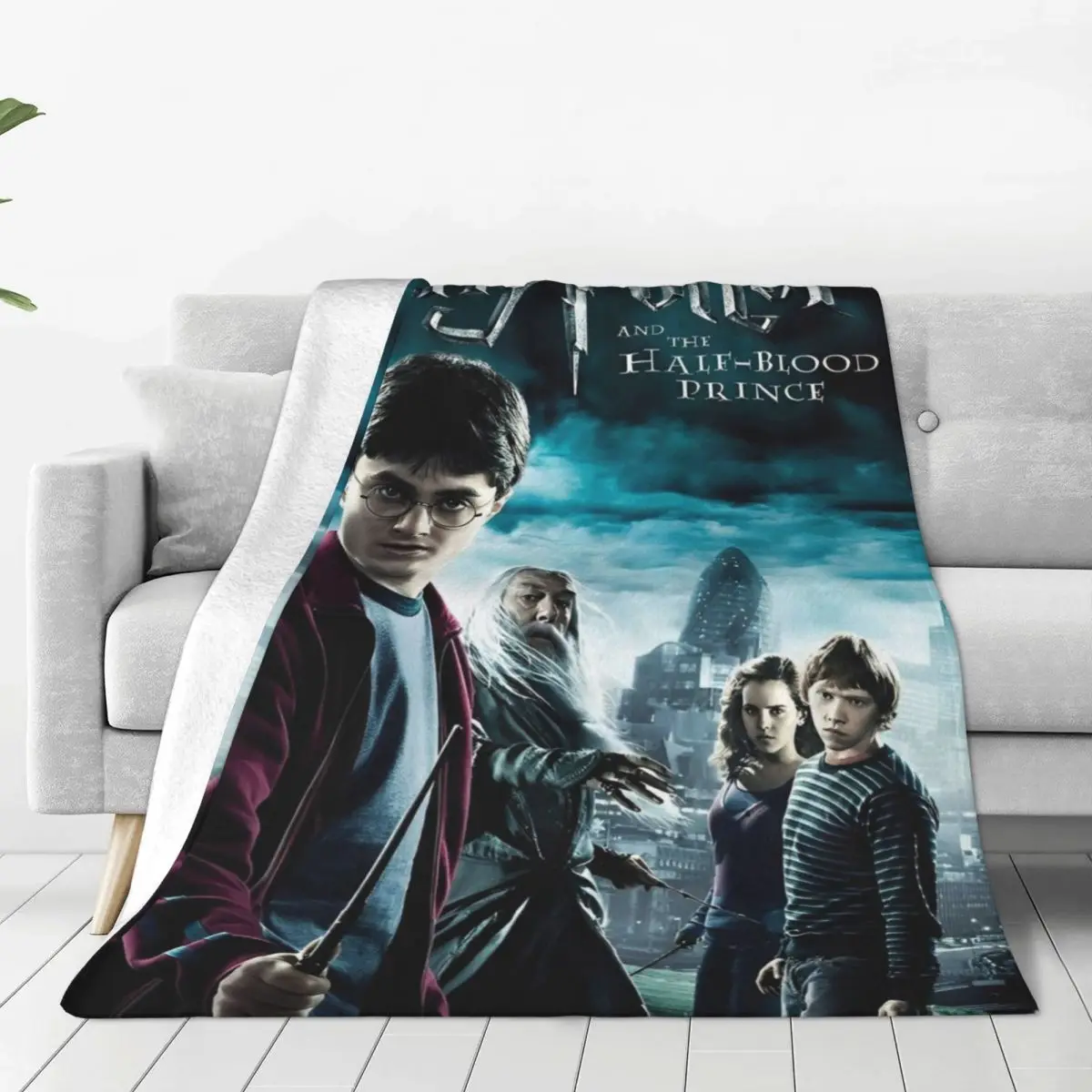 Movie Blanket Fantasy Literature Novels Picnic Flannel Throw Blanket For Outdoor Super Warm Bedspread Gift