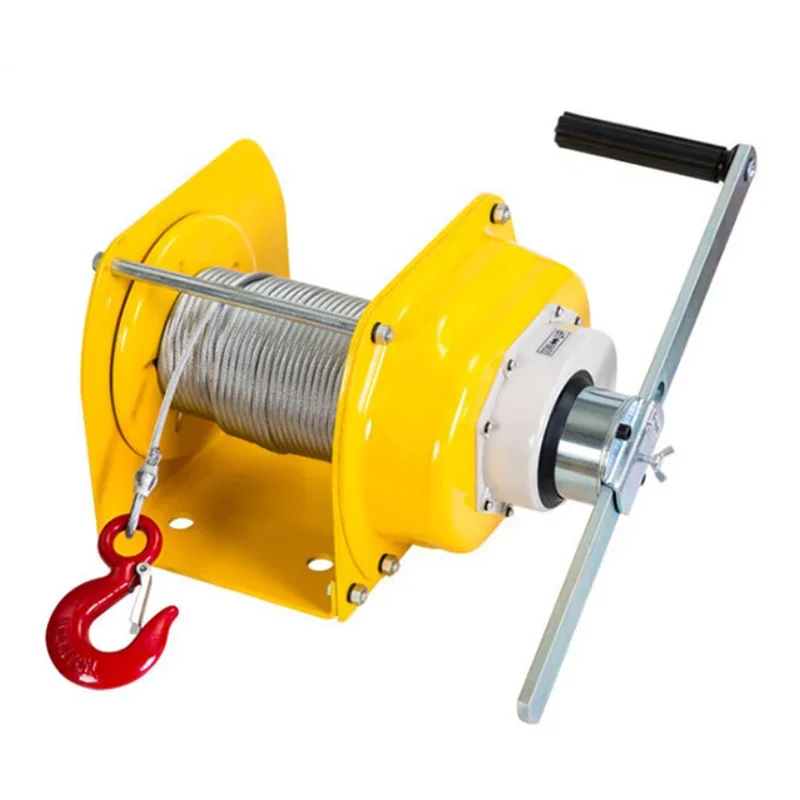 mini hand winch manual winch 1200lbs 1800lbs 2600lbs 304 stainless steel 1800lbs cable hand winch