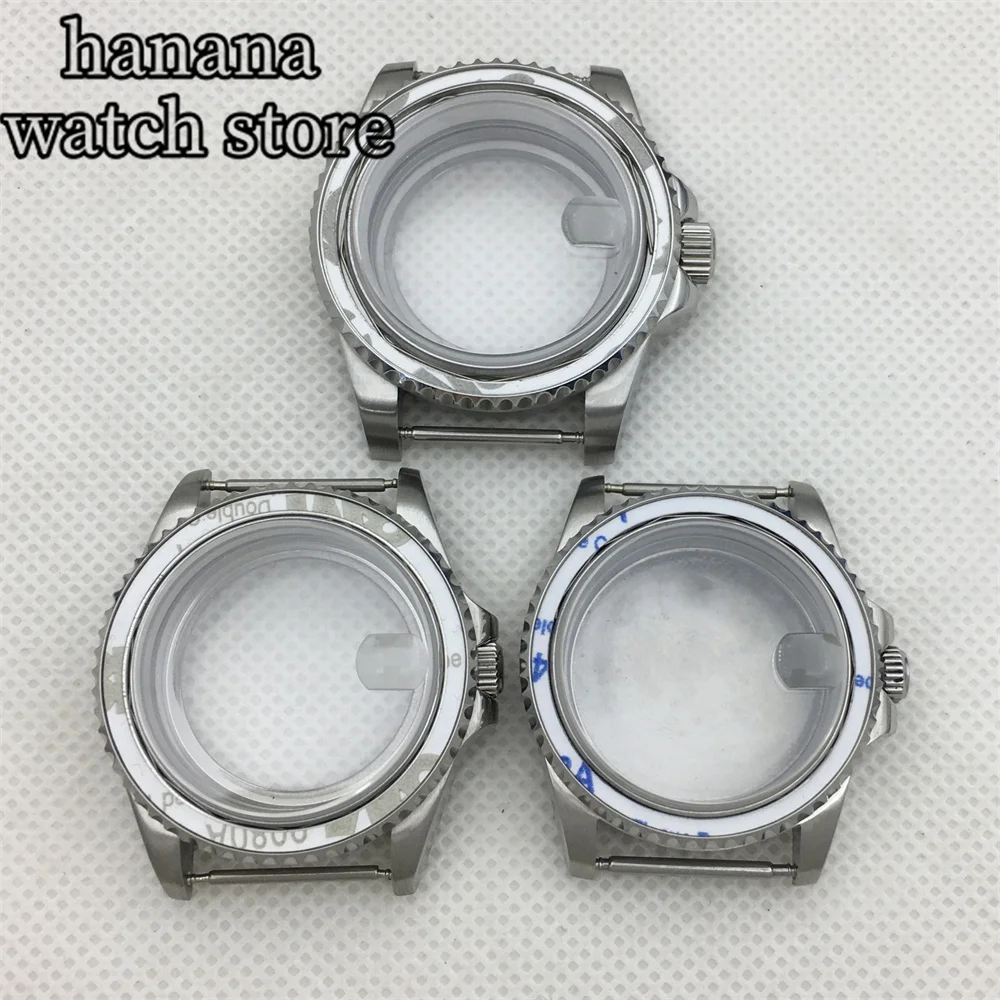 36mm 38mm 40mm silver stainless steel case sapphire glass with NH35 NH36 NH34 ETA2824 2836 DG2813 3804 Miyota 8205 8215 movement