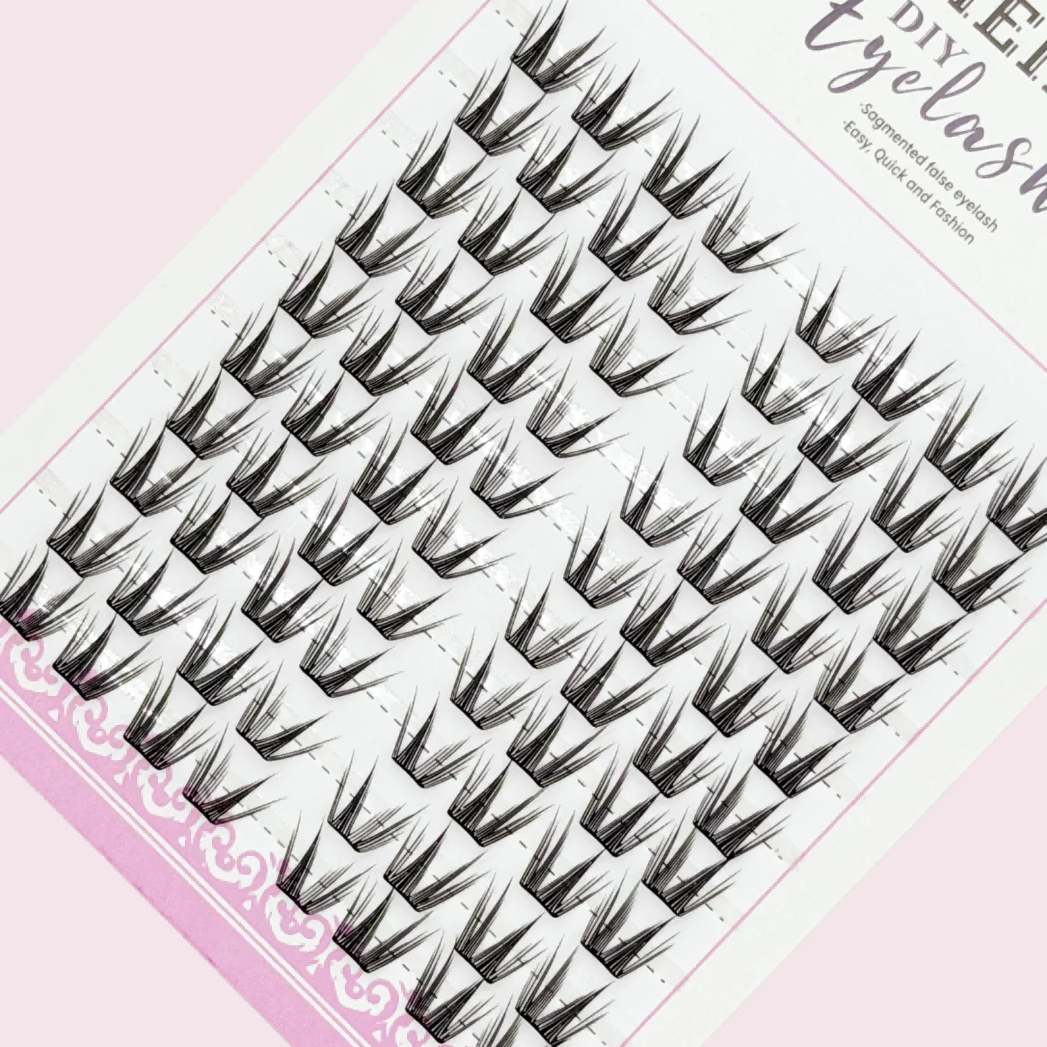 80 PCS Beautiful Mouse False Eyelashes, Soft and Curly Single Cluster Segmented False Eyelashes, Suitable for Dates, Daily Use
