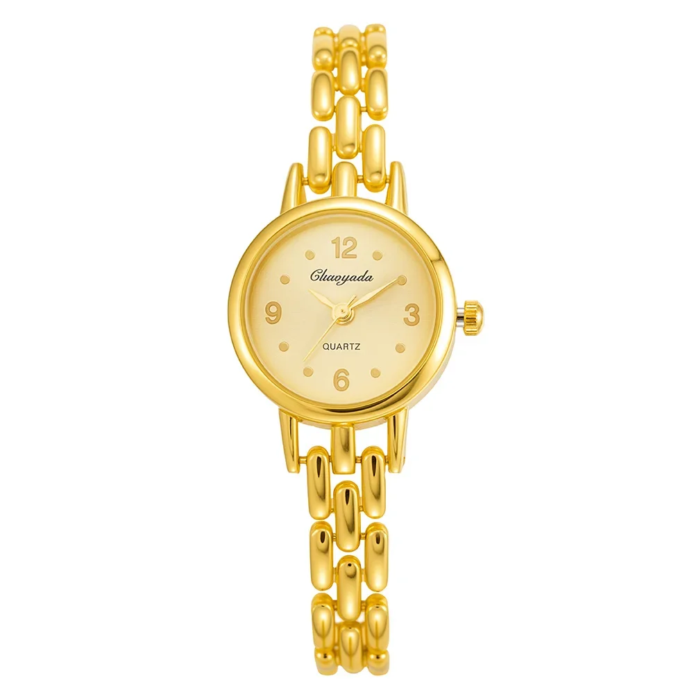 Women Watch Fashion Small Dial Gold Watch Woman Luxury Alloy Strap Ladies Quartz Wristwatches Gift Clock Reloj