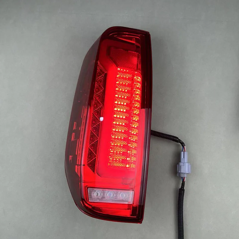 Tail Light warning lamp Brake Lamp For Nissan Navara D40 2005-2015Red black LED Taillight Car styling Rear