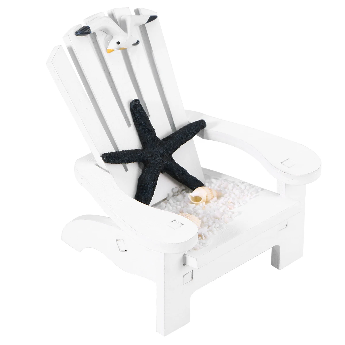 

The Mediterranean Beach Chair Decoration Decorations Coastal Bamboo Sunshine Home