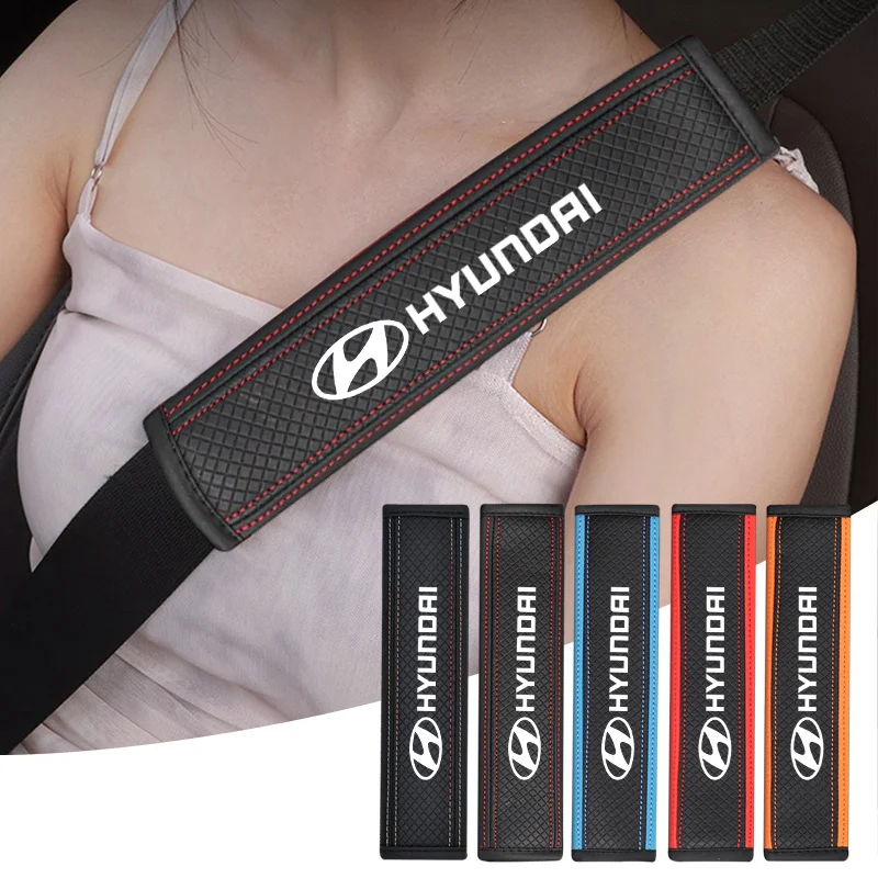 

Car Seat Belt Shoulder Cover Vehicle-mounted Protection Pads For Hyundai I30 I40 Ix35 Coupe Tucson Sonata Elantra Auto Accessory
