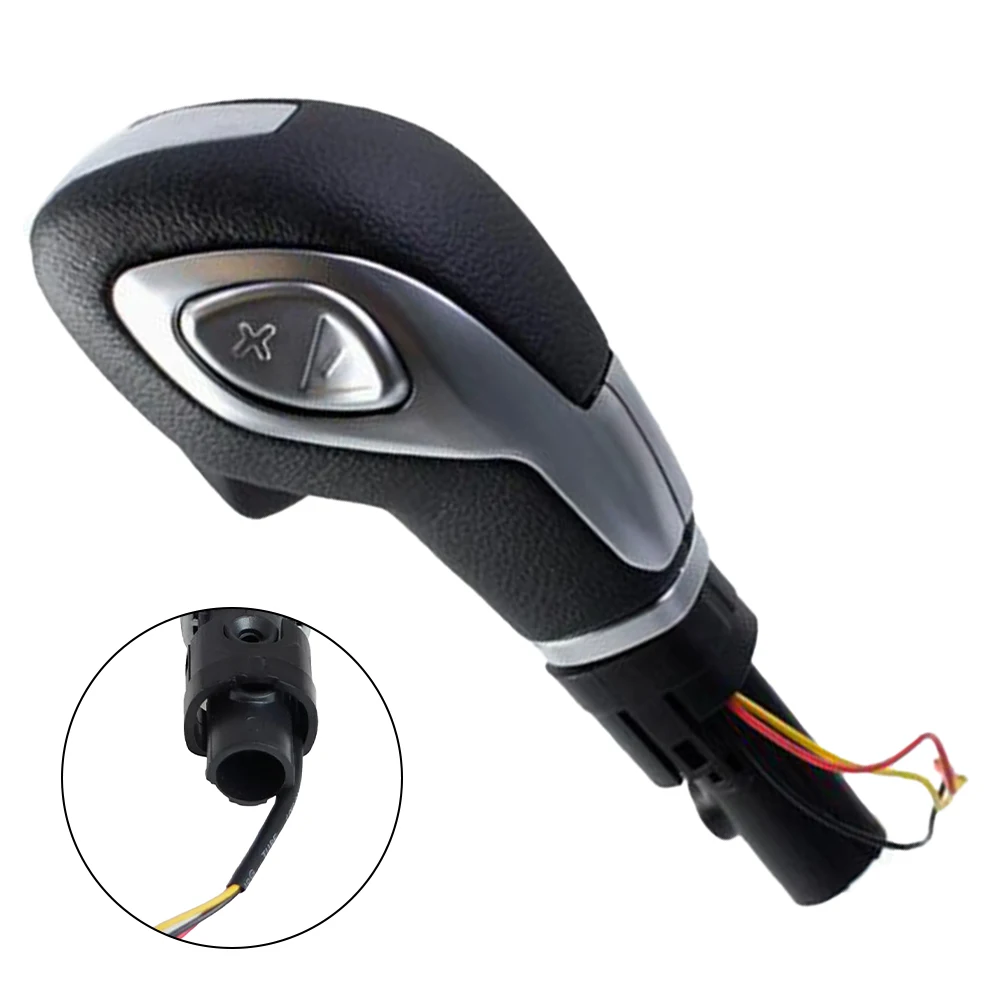 

Direct Replacement Shifter Lever Vehicle Accessory ABS Material Black And Silver Easy Installation High Universality Fitment