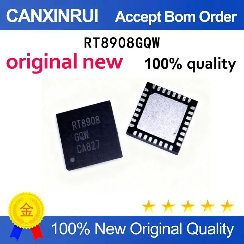 

(5-100 Pieces) Brand new original RT8908GQW RT8908 QFN LCD chip IC in stock