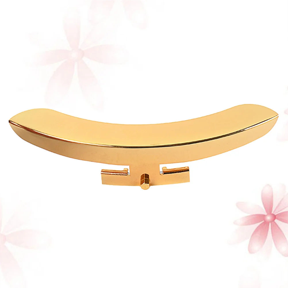 

Metal Banjo Armrest Single Leg Replacement Mirror Finish Banjo Part Screw Golden Zinc Alloy Protector Accessory