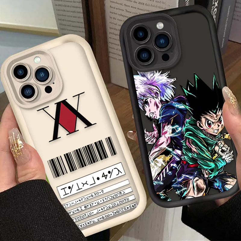 Hunter X Hunters Anime Case For iPhone 15 16 14 13 12 11 Pro Max X XS X S Max XR SE 2020 7 8 Plus iphone16 Soft Silicone Cover