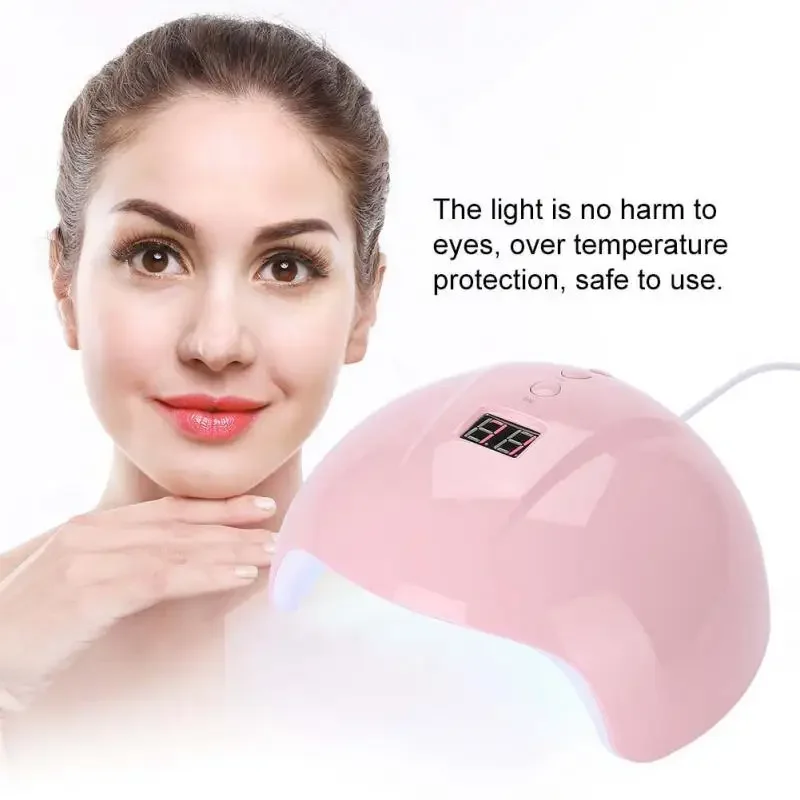 USB Nail Art Tools Kit, 24W LED UV nageldrogerlamp, dubbele lichtbron nagelgel fototherapiemachine, manicure gellak