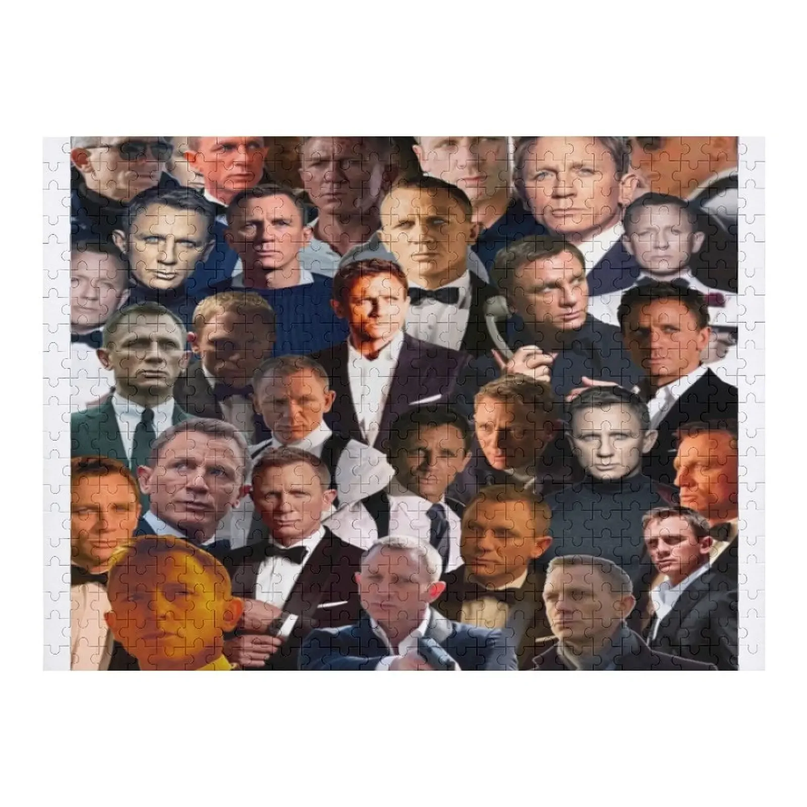 

Daniel Craig Photo Collage Jigsaw Puzzle Personalized Gifts Personalised Name Puzzle