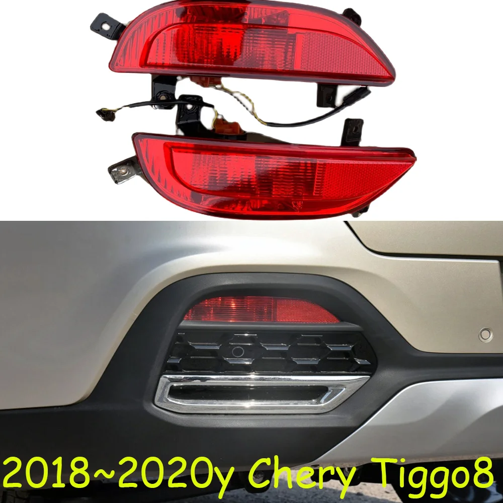 

1pcs car bumper tail light Chery Tiggo8 taillight LED 2018~2020 car accessories Taillamp Chery Tiggo8 rear light fog