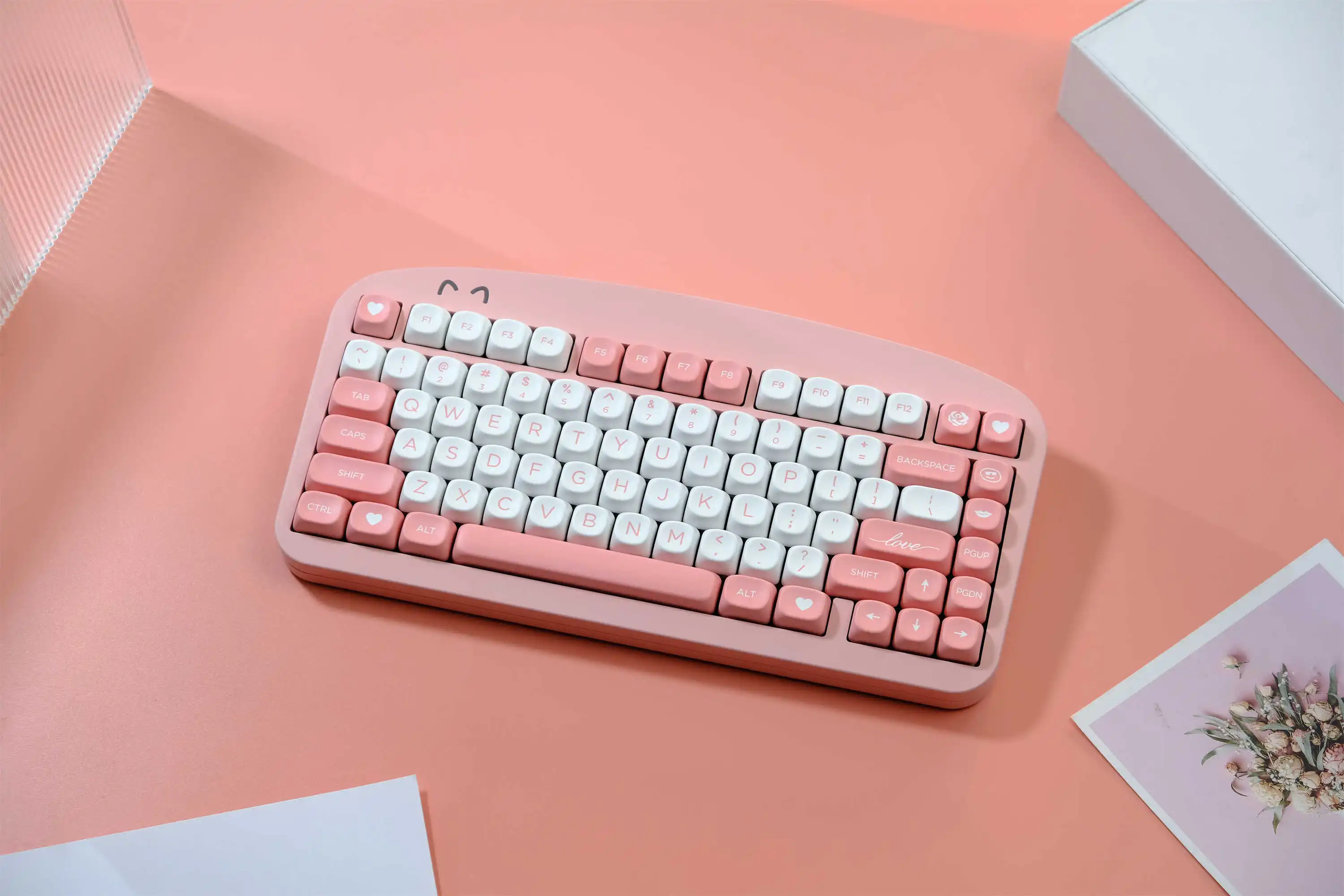 GMK-teclas personalizadas para teclado mecánico, accesorio para el Día de San Valentín, 126 teclas, PBT, MOA Profile DYE-SUB