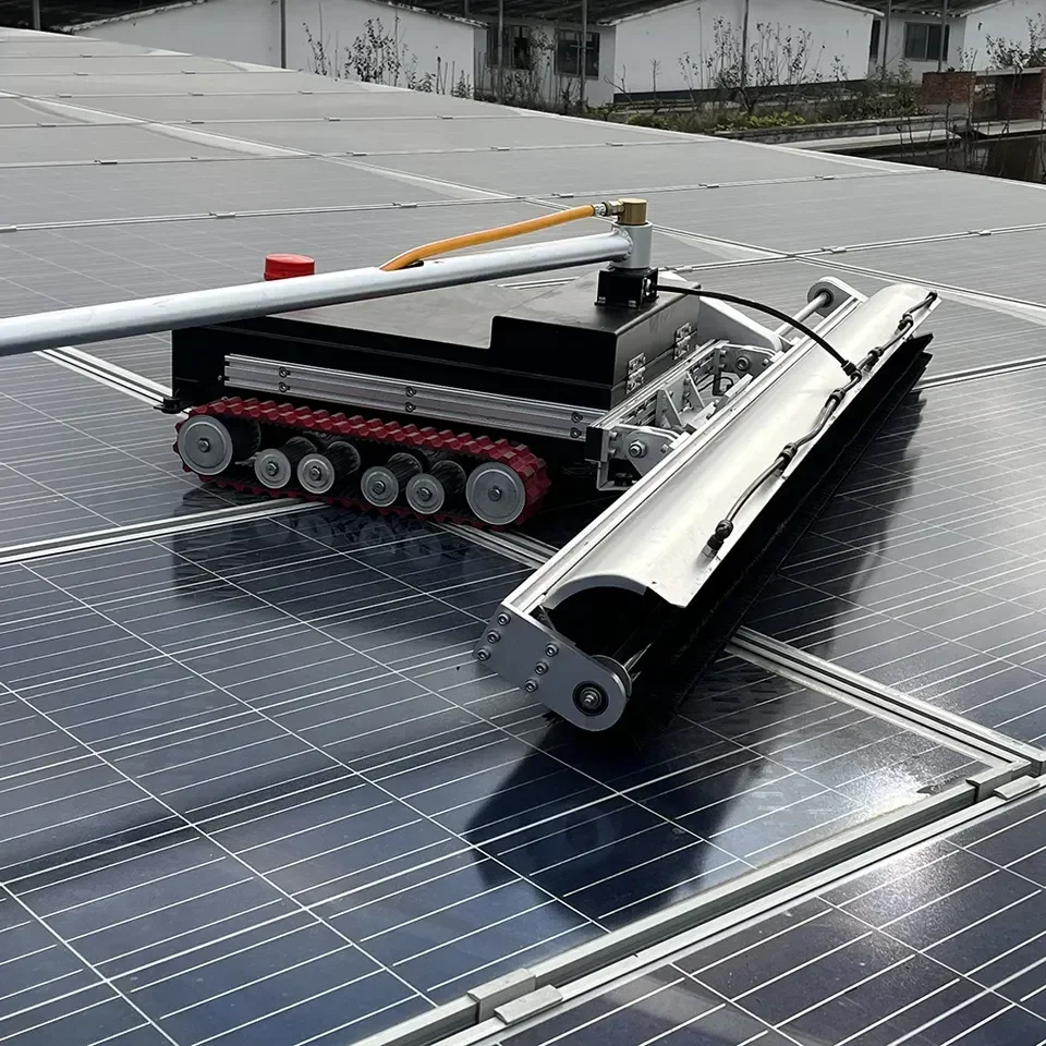 Remote Control Crawler Photovoltaic Station Cleaning Equipment   Cleaning Robot