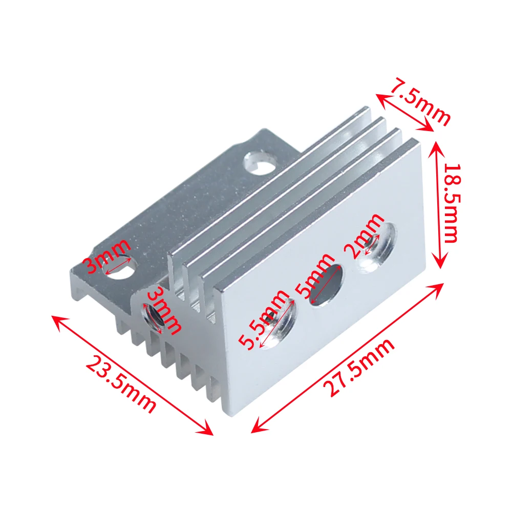 Radiator for Creality K1/K1C/K1 MAX Metal Heat Sink Good Disspation for Creality K1 Series Radiator 3D Printer Accessories