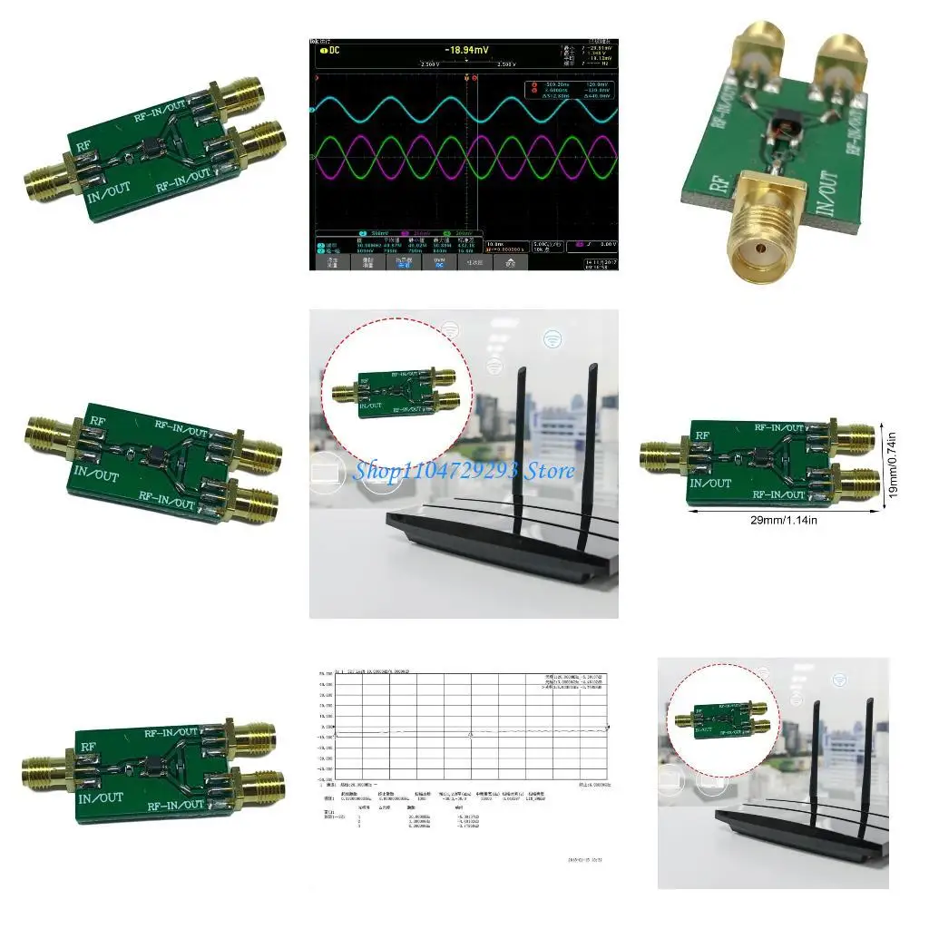 

Y2GD Minimize Insertion Loss ADF4350 ADF4355 Single Port Conversion for Radio