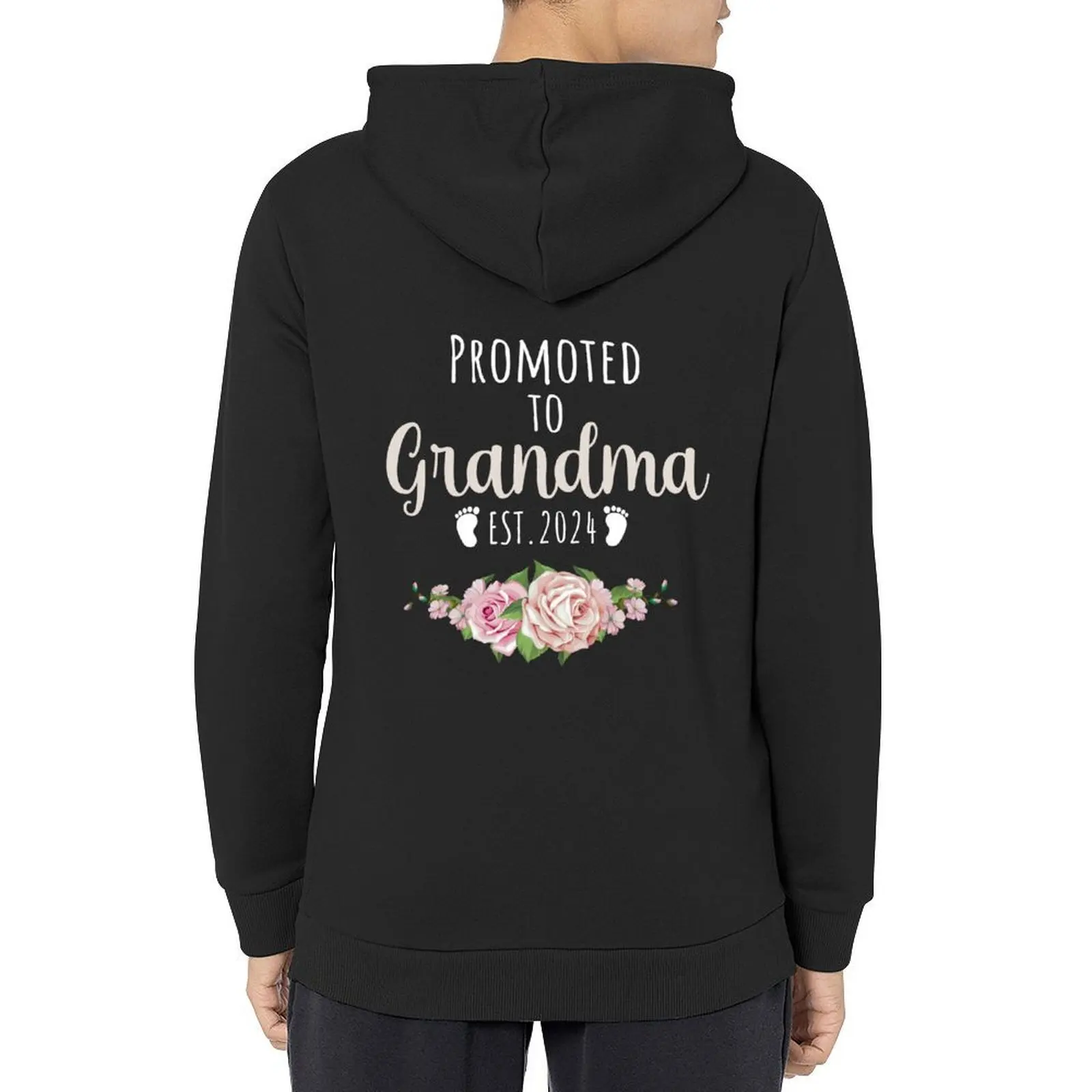 

Promoted To Grandma 2024 Hoodie autumn men's clothing mens clothes mens clothing pullover hoodies