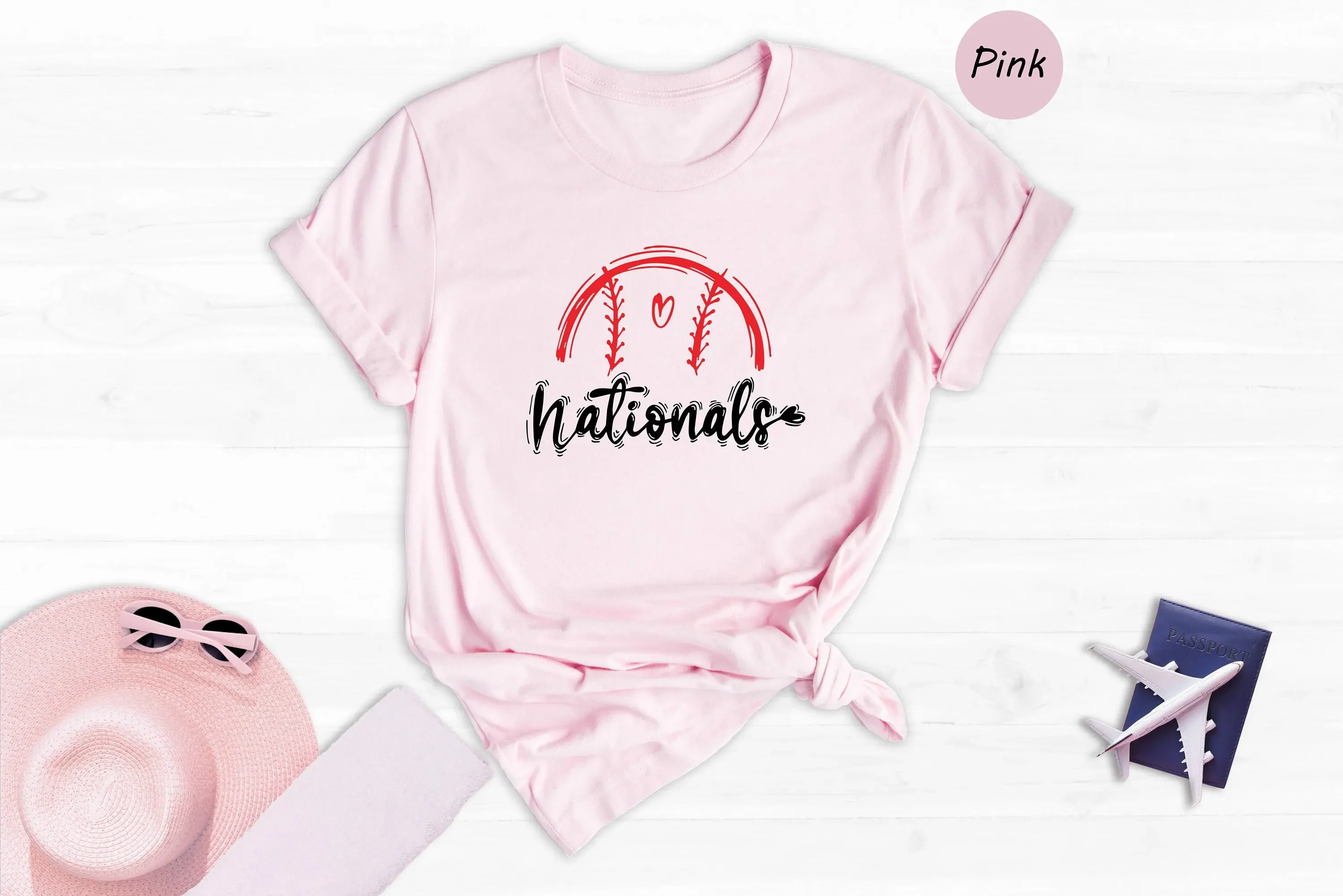 

Nationals Mascot T Shirt Team Spirit Fan School